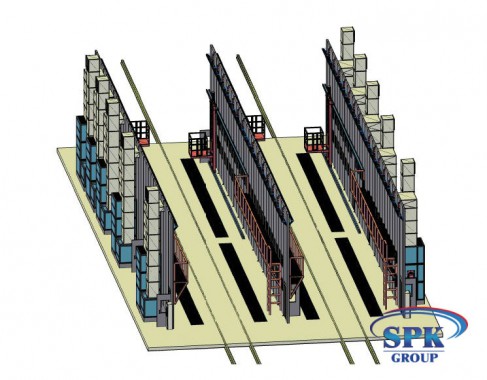 Комплекс окрасочно-сушильных камер с большой проходимостью SPK 32x14x6 Комплекс окрасочно-сушильных камер с большой проходимостью SPK GROUP
