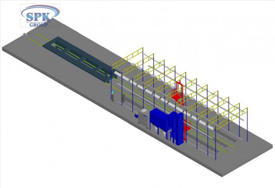 Дробеструйная камера тупиковая SPK-20.6.5 Дробеструйная камера тупиковая SPK GROUP