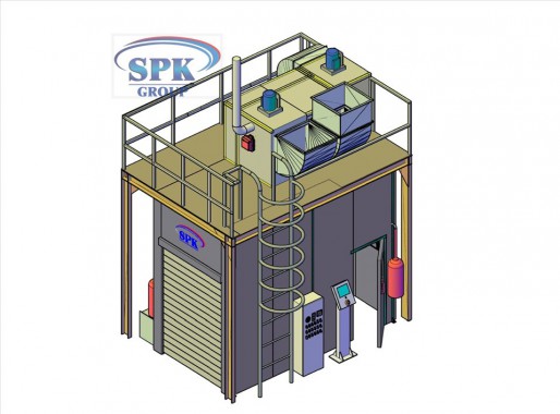 Камера окраски для металлоконструкций SPK GROUP