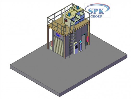 Камера окраски для металлоконструкций SPK GROUP