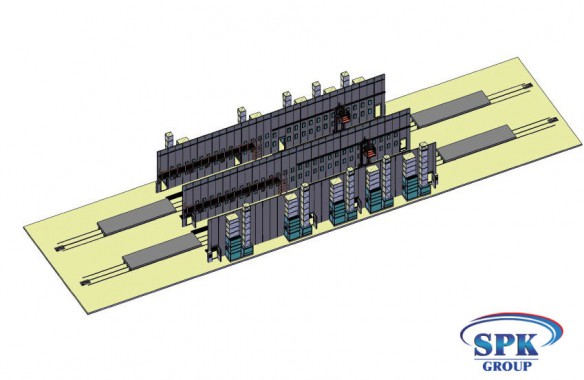 Комплекс окрасочно-сушильных камер с большой проходимостью SPK 32x14x6 Комплекс окрасочно-сушильных камер с большой проходимостью SPK GROUP