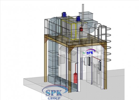 Камера окраски для металлоконструкций SPK GROUP