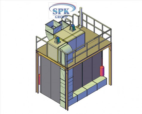 Камера окраски для металлоконструкций SPK GROUP