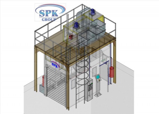 Камера окраски для металлоконструкций SPK GROUP