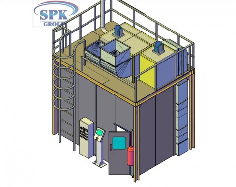 Камера окраски для металлоконструкций SPK GROUP