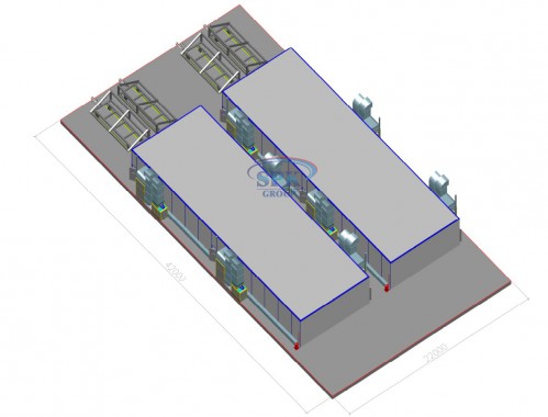 Комплекс для окраски и сушки металлоконструкций SPK GROUP