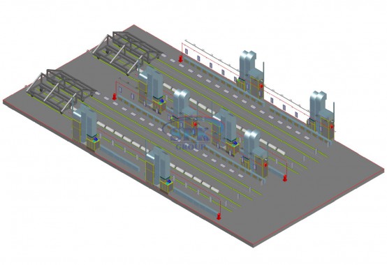 Комплекс для окраски и сушки металлоконструкций SPK GROUP