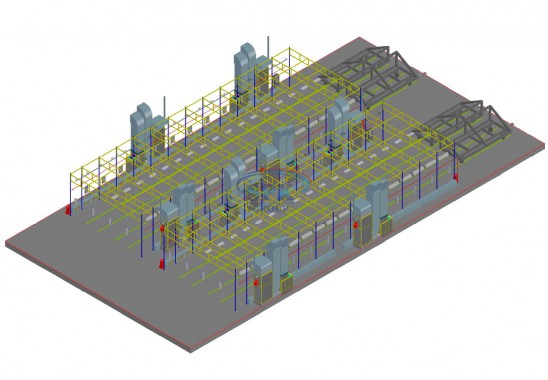 Комплекс для окраски и сушки металлоконструкций SPK GROUP