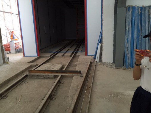 Окрасочно-сушильная камера для дизельных двигателей. Завод по производству дизельных двигателей "Астана Дизель Сервис", Астана (Казахстан)