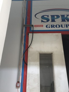 Окрасочно-сушильная камера для дизельных двигателей. Завод по производству дизельных двигателей "Астана Дизель Сервис", Астана (Казахстан)