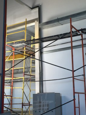 Окрасочно-сушильная камера для дизельных двигателей. Завод по производству дизельных двигателей "Астана Дизель Сервис", Астана (Казахстан)