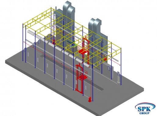 Покрасочная камера SPK GROUP для грузовиков