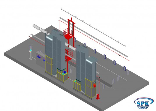 Проект камеры окраски SPK GROUP для грузовиков