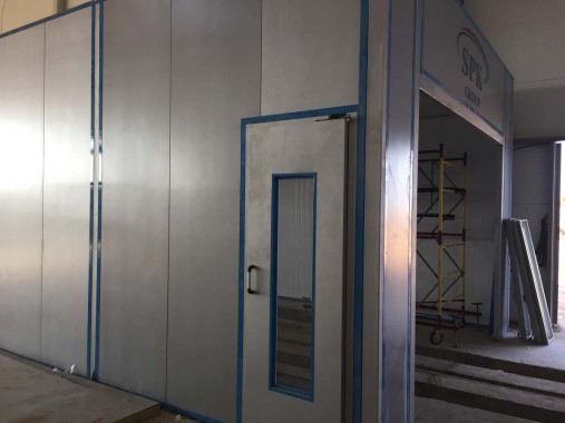 Проходная моечная камера для деталей дизельных двигателей. Завод по производству дизельных двигателей GEVO для локомотивов в Астане (Казахстан) Проходная моечная камера для деталей дизельных двигателей. Завод по производству дизельных двигателей GEVO для локомотивов в Астане (Казахстан)