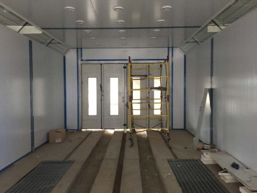 Проходная моечная камера для деталей дизельных двигателей. Завод по производству дизельных двигателей GEVO для локомотивов в Астане (Казахстан) Проходная моечная камера для деталей дизельных двигателей. Завод по производству дизельных двигателей GEVO для локомотивов в Астане (Казахстан)