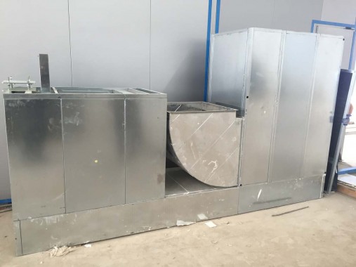 Проходная моечная камера для деталей дизельных двигателей. Завод по производству дизельных двигателей GEVO для локомотивов в Астане (Казахстан) Проходная моечная камера для деталей дизельных двигателей. Завод по производству дизельных двигателей GEVO для локомотивов в Астане (Казахстан)