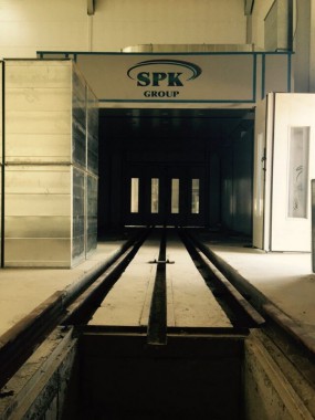 Проходная моечная камера для деталей дизельных двигателей. Завод по производству дизельных двигателей GEVO для локомотивов в Астане (Казахстан) Проходная моечная камера для деталей дизельных двигателей. Завод по производству дизельных двигателей GEVO для локомотивов в Астане (Казахстан)