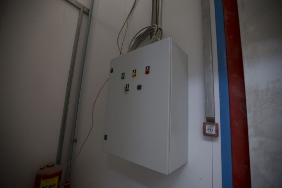 Окрасочно-сушильная камера для дизельных двигателей. Завод по производству дизельных двигателей "Астана Дизель Сервис", Астана (Казахстан)