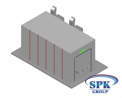 Покрасочная камера для металла SPK 12.5.5 Покрасочная камера для металла SPK GROUP