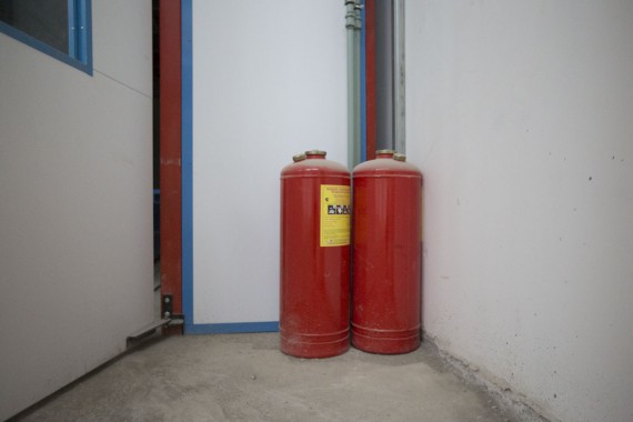 Окрасочно-сушильная камера для дизельных двигателей. Завод по производству дизельных двигателей "Астана Дизель Сервис", Астана (Казахстан)