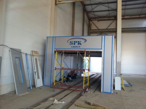 Проходная моечная камера для деталей дизельных двигателей. Завод по производству дизельных двигателей GEVO для локомотивов в Астане (Казахстан) Проходная моечная камера для деталей дизельных двигателей. Завод по производству дизельных двигателей GEVO для локомотивов в Астане (Казахстан)