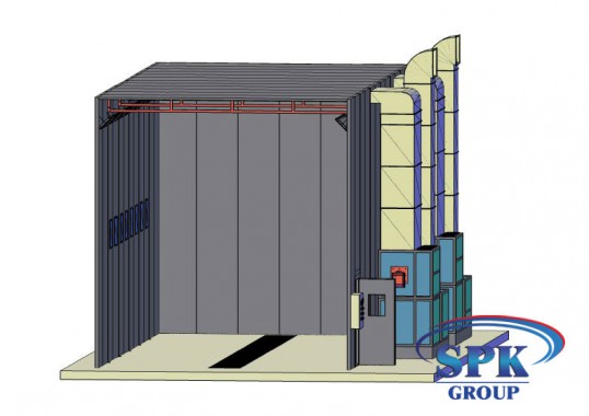 Покрасочная камера для металла SPK 12.5.5 Покрасочная камера для металла SPK GROUP