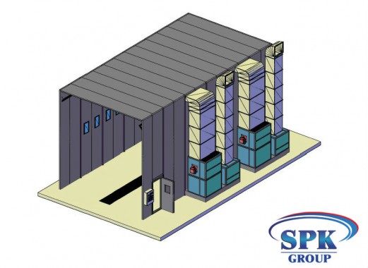 Покрасочная камера для металла SPK 12.5.5 Покрасочная камера для металла SPK GROUP