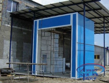 Окрасочно-сушильная камера для металла (уличная) SPK GROUP