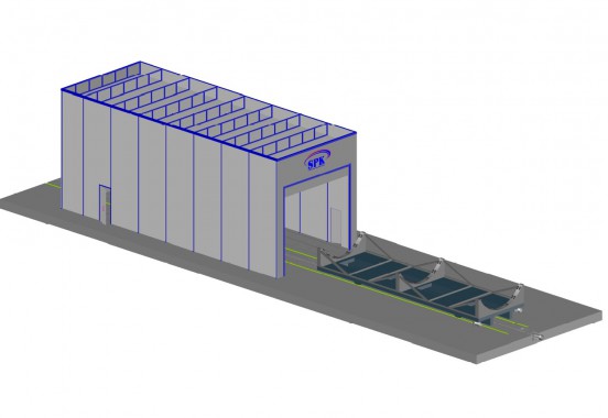 Дробеструйная камера тупикового типа SPK GROUP