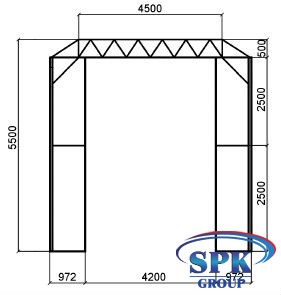 Окрасочно-сушильная камера для металлоконструкций SPK GROUP