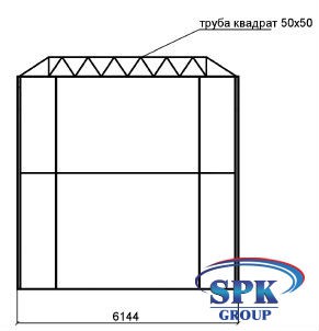Окрасочно-сушильная камера для металлоконструкций SPK GROUP