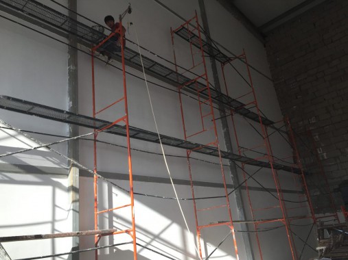 Камера для хранения и смешивания красок. Завод по производству дизельных двигателей Gevo для локомотивов, г. Астана (Казахстан)