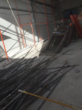 Камера для хранения и смешивания красок. Завод по производству дизельных двигателей Gevo для локомотивов, г. Астана (Казахстан)