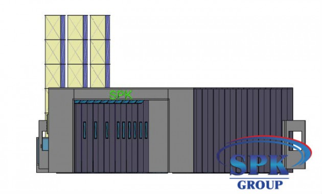 Окрасочно-сушильная камера для труб SPK GROUP