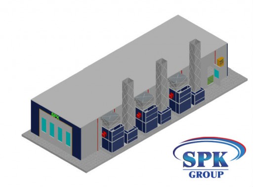 Окрасочно-сушильная камера для труб SPK GROUP
