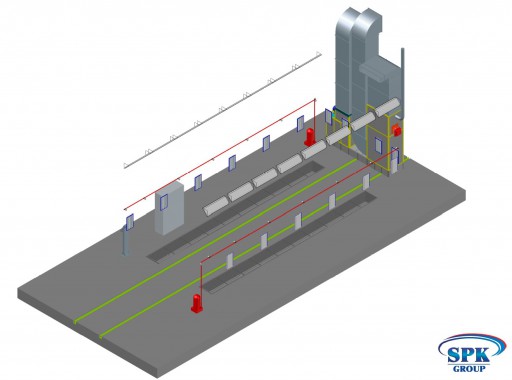 Окрасочная камера SPK GROUP для автопогрузчиков и нестандартных изделий