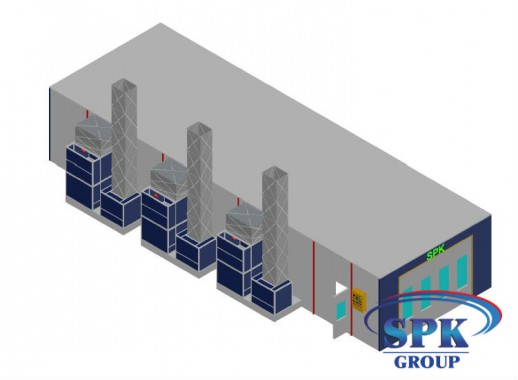 Окрасочно-сушильная камера для труб SPK GROUP