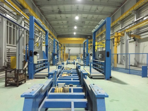 Технологическая линия на Заводе по производству дизельных двигателей GEVO от SPK GROUP