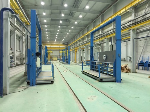 Технологическая линия на Заводе по производству дизельных двигателей GEVO от SPK GROUP