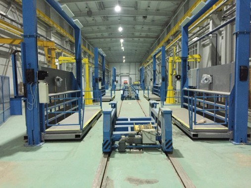 Технологическая линия на Заводе по производству дизельных двигателей GEVO от SPK GROUP