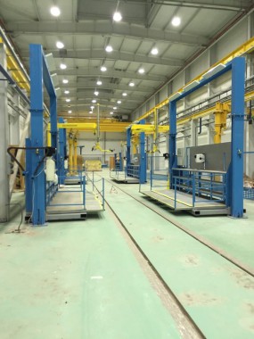 Технологическая линия на Заводе по производству дизельных двигателей GEVO от SPK GROUP