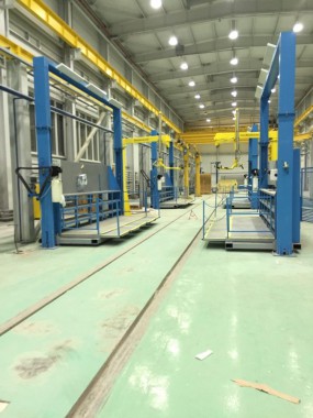 Технологическая линия на Заводе по производству дизельных двигателей GEVO от SPK GROUP