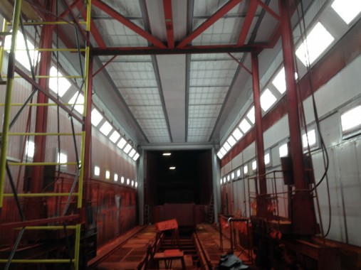 Модернизация окрасочно сушильной камеры для локомотивов SPK-22 Модернизация окрасочно сушильной камеры для локомотивов SPK GROUP