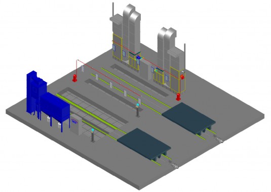 Окрасочно-сушильная камера в тупиковом исполнении SPK GROUP