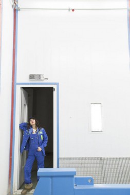 Окрасочно-сушильная камера для дизельных двигателей. Завод по производству дизельных двигателей "Астана Дизель Сервис", Астана (Казахстан)