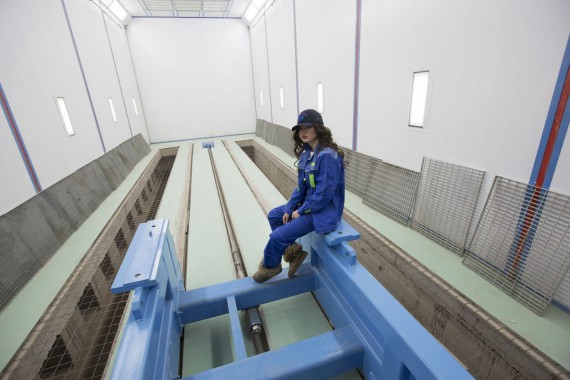 Окрасочно-сушильная камера для дизельных двигателей. Завод по производству дизельных двигателей "Астана Дизель Сервис", Астана (Казахстан)