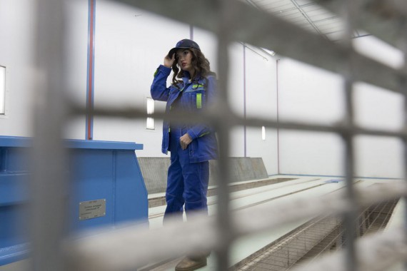 Окрасочно-сушильная камера для дизельных двигателей. Завод по производству дизельных двигателей "Астана Дизель Сервис", Астана (Казахстан)