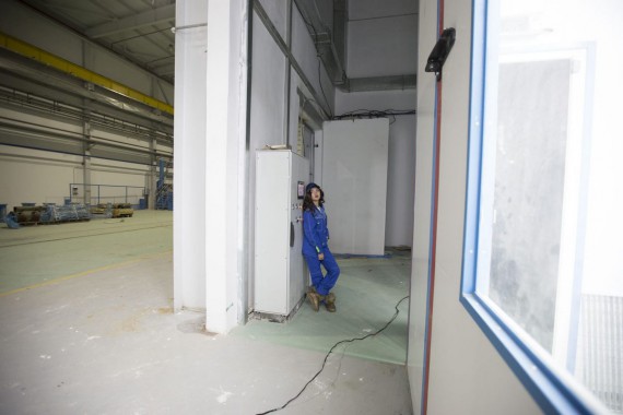 Окрасочно-сушильная камера для дизельных двигателей. Завод по производству дизельных двигателей "Астана Дизель Сервис", Астана (Казахстан)