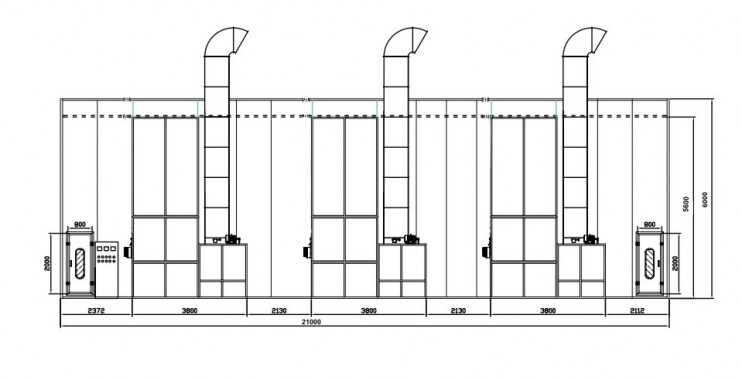 Модернизация окрасочно сушильной камеры для локомотивов SPK-22 Модернизация окрасочно сушильной камеры для локомотивов SPK GROUP