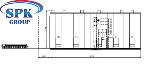 Обитаемая дробеструйная камера для металлоконструкций SPK GROUP
